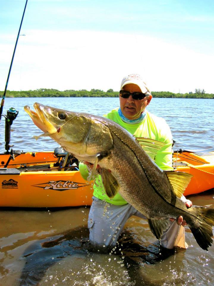 Jerry McBride with an amazing Florida Snook