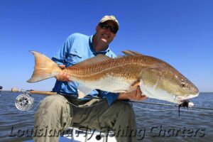 New Orleans Flyfishing for Redfish, Mardi Gras on the water everyday!