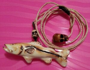 “Lucky Snook” necklace by Capt. Steve Bowman