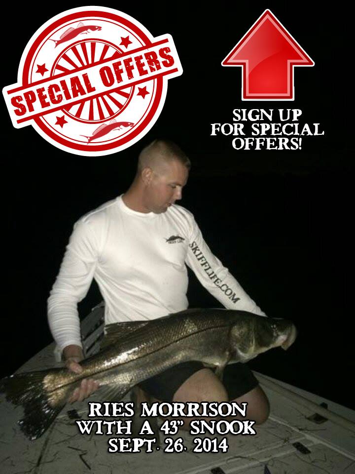 Ries Morrison with a 43" Snook