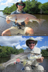 Everglades, catching Redfish and Snook within a few feet with Capt. William H. Faulkner!