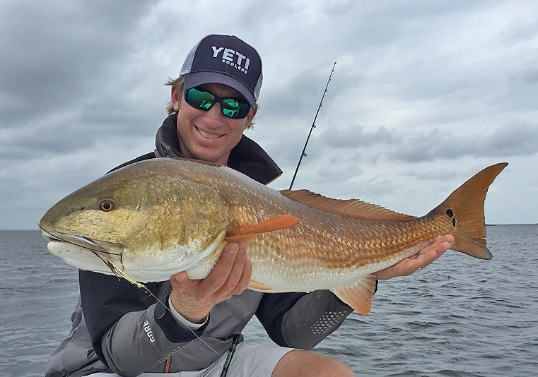 Capt. Tommy Derringer with www.InshoreAdventures.net in St. Augustine Florida, runs fantastic fishing charters in his Egret Boats model Egret 189.