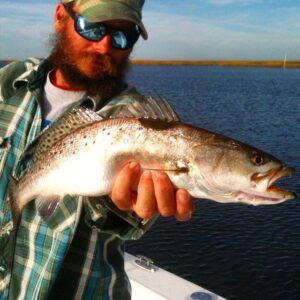 #sameshirtdifferentday Good morning trout bite. #biloximarsh  #speck  #speckledt…
