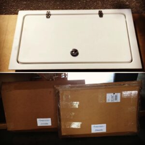 Two custom fiberglass hatches shipped out today. Check these and many other prod…