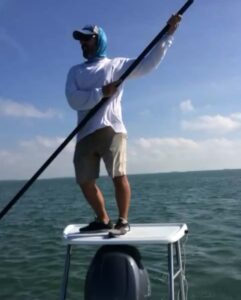 On the lookout for tailing Permit and Bonefish on the saltflats in key west with…