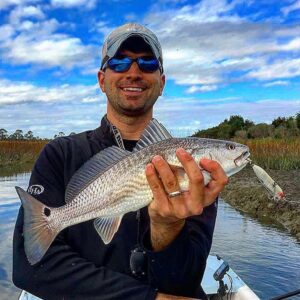 Why not catch em on #topwater in the middle of the day! 
#reddrum #redfish #spot…