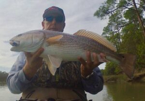 South Carolina fishing, lethal in a kayak