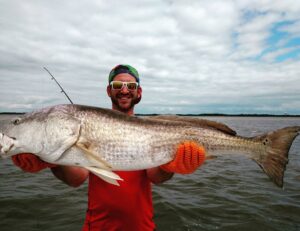 Georgia grows em’ BIG! Bull Redfish caught with #georgiasportfishing charters th…