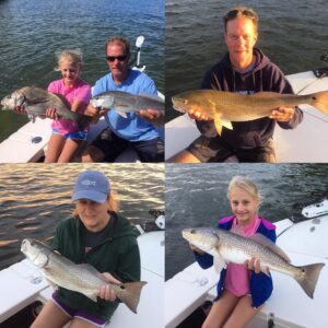 Marc, Tracey, and Ayden had a blast catching 10 redfish, 7 black drum, and a few…