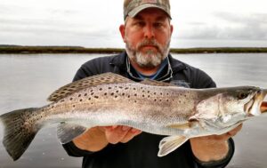 Nice Georgia Speckled Trout from this morning with Capt Richie Lott and Captain …