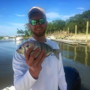 Carolina Skiff – Dude that’s a monster pinfish
.
.
.
On a mission to catch every species of fish …