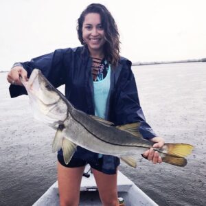 She always catches bigger fish than me  ……..      …