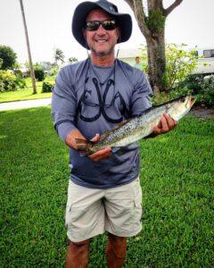 Not my normal species but I hooked into my first speckled trout yesterday.      …