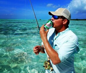 Tailing permit and an ice cold Cristal! You can’t beat the feeling!! ️
         …