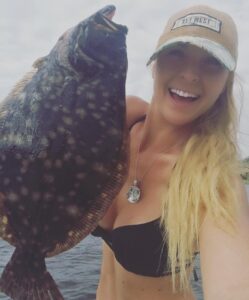 Madison with an epic Flounder