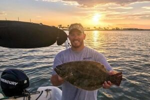 Big flounder in the backwaters of Florida!…