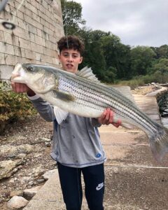 We got   with a  striper on the blue pencil popper. Awesome job!!!.
.
.