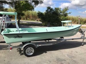 @whitetipboats Spoonbill in guide green ready to roll! …