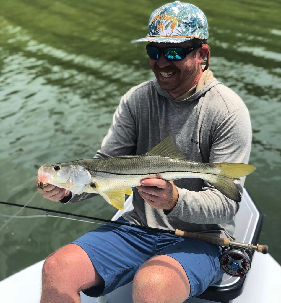 Chad stuck a snook on the MF!