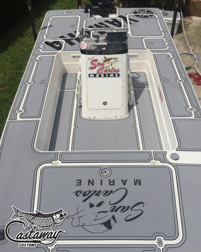 This 22 Sterling from Fort Myers got Dek'd out with some custom logos in storm g
