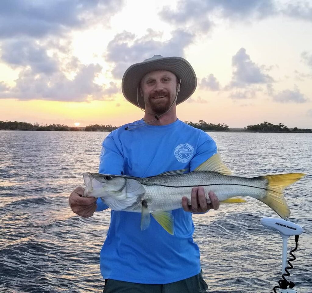 Early morning snook.