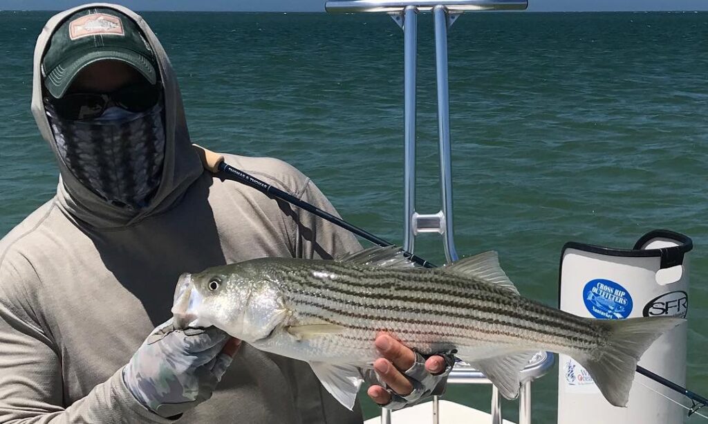 Got a few minutes of bow time skiff fishing today with a Exocett. Thanks for j