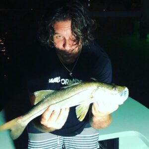 Cheney just moved here from Texas. Caught his first few Snook of coarse, as well