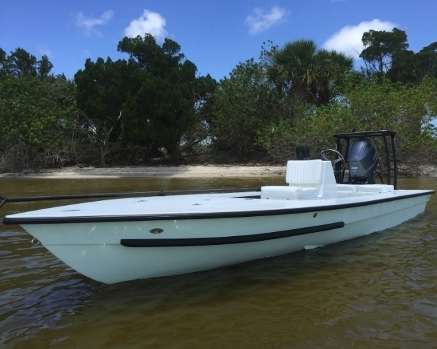 Fish the uncharted flats with the remarkably shallow draft of the Hell's Bay Gui