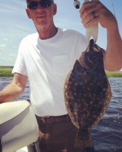Flounders today from the shallow water.