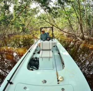 @wildflycharters flying fishing on the Beavertail Mosquito out in the Everglades…