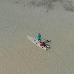 Hunting for bonefish, Solo style.