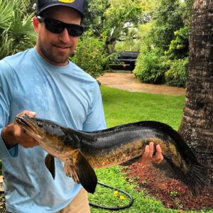 New PB Snakehead! Out there in the elements, pouring rain but it paid off. So pu