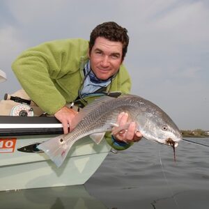 Springlike temperatures and an uptick in water temps turn the redfish on.
.
