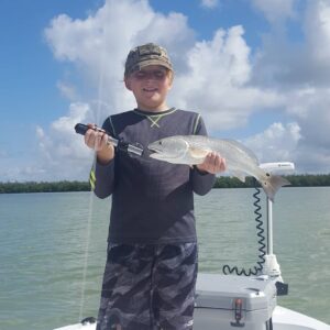 Caught 8 redfish and lost count on how many sea trout we caught!
My son Bruce ki
