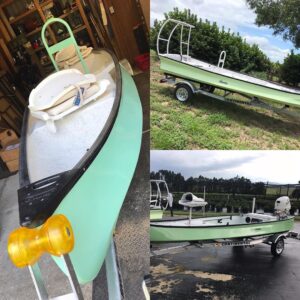 Got 3 shades of custom green Gheenoe Boats for sale, call/text for info 352-250-