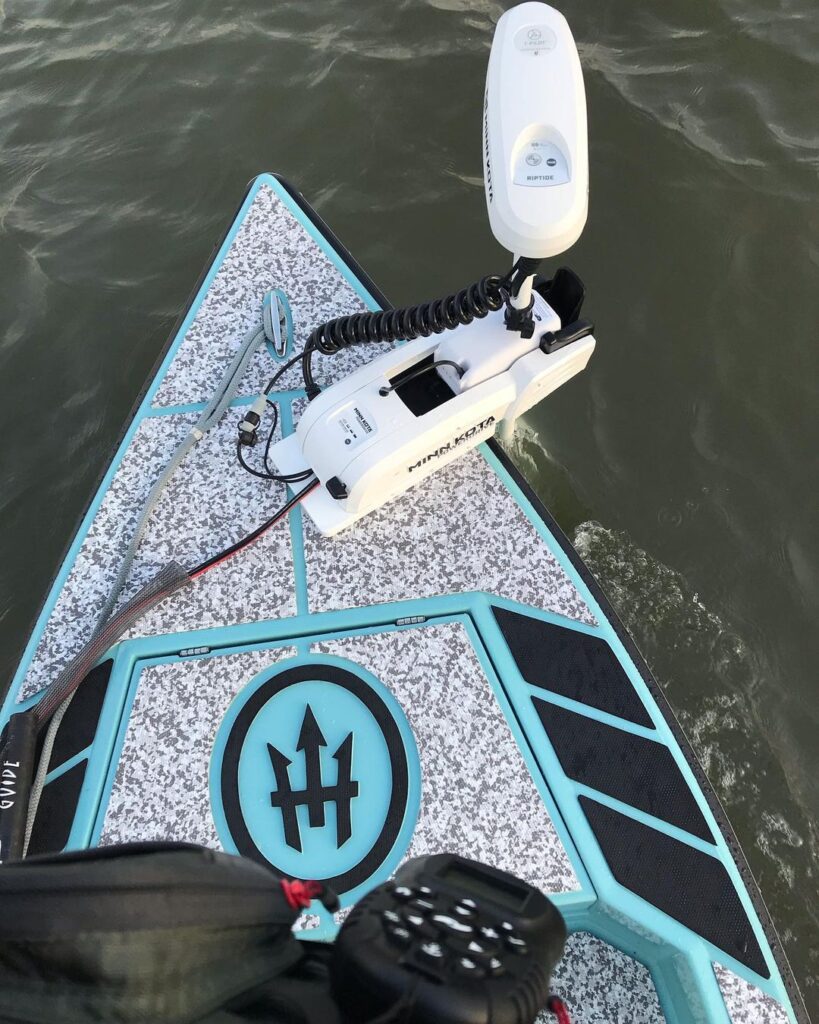 Cut down to size and it’s a perfect fit for the micro skiff!
Maker:
Dealer: