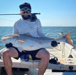 @fishordie4life starting off the weekend with a 47” redfish on fly!!!