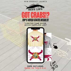Skiff Life has CRABS!?  The “Crab Poll” is complete …