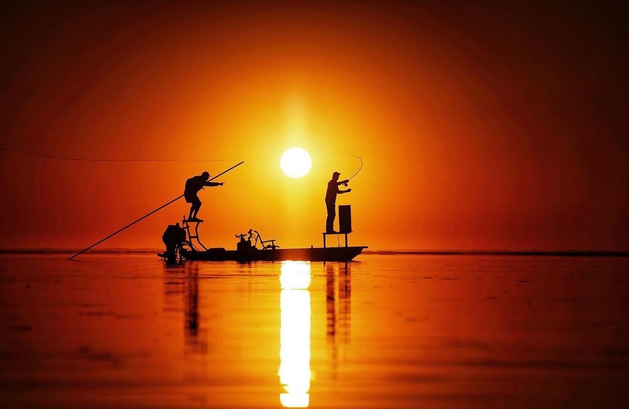 Early Texas mornings on the Sabine Skiff