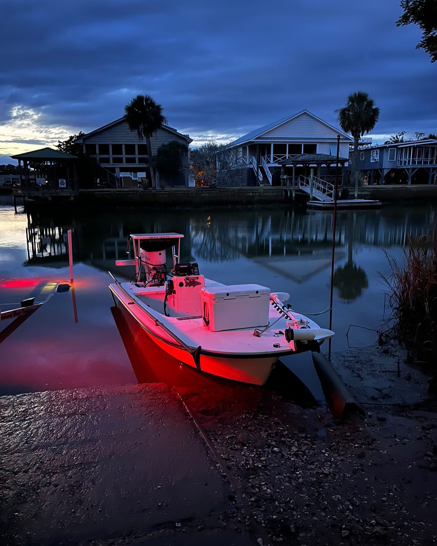 got the Mitzi skiff ready for an early morning run!