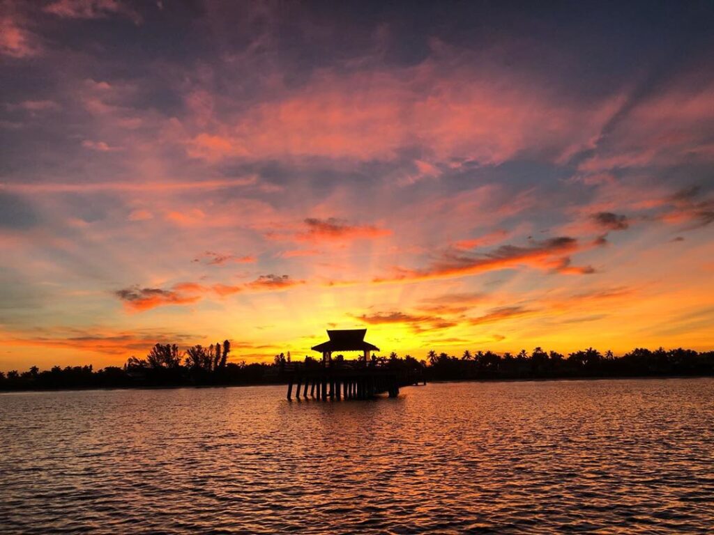 naples is word famous for beautiful sunsets